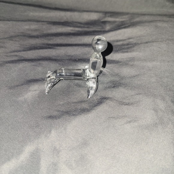 Other - Vintage Clear Blown Glass Seal With A Ball